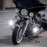 XK Glow Highway Bar Switchback Driving Lights XK034014-W Auxiliary Lights, Lights, Driving/Turn Signal Style, LED, White/Amber, Rectangular, Clear Lens, Chrome Housing, Pair thumbnail 3