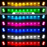 XK Glow Highway Bar Switchback Driving Lights XK034014-W Auxiliary Lights, Lights, Driving/Turn Signal Style, LED, White/Amber, Rectangular, Clear Lens, Chrome Housing, Pair thumbnail 4