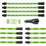 XK Glow LED Undercar Light Kits XK041005-G Green - 8x24-in. Tube + 4x8-in. Strip Single Color XKGLOW UnderglowLED Accent Car/Truck Kit thumbnail 9