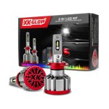 XK Glow XKchrome Devil Eye 2-in-1 Headlight Bulb Kits XK045004-H4 2x H4 - RGB 2In1 LED Million Color XKCHROME Smartphone App Controlled RGB/LED Kit thumbnail 3