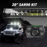XK Glow S.A.R. 7,500 Lumens 20 Inch Light Bar XK-SAR90-1 20" SAR90 Kit Emergency Search and Rescue System thumbnail 2