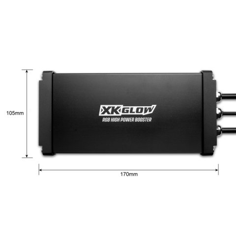 XK Glow Light Bars, Pods and Fog Lights XK-AMP300 300W RGB Power Amplifier for XKchrome thumbnail 4