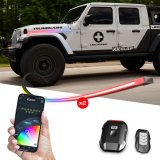 XK Glow LED Accent Lights MX-BG-JP-STA XKmax RGB Addressable Light Strip Kit for Jeep App-controlled thumbnail 1