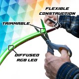 XK Glow LED Accent Lights MX-BG-JP-STA XKmax RGB Addressable Light Strip Kit for Jeep App-controlled thumbnail 2