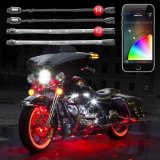 XK Glow Motorcycle LED Accent Kits KS-MOTO-PRO Lights, XKchrome LED, Multicolor, Clear Silicone Housing, 9.50 in. Length, On/Off Switch, Kit thumbnail 3