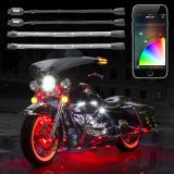 XK Glow Motorcycle LED Accent Kits KS-MOTO-PRO Lights, XKchrome LED, Multicolor, Clear Silicone Housing, 9.50 in. Length, On/Off Switch, Kit thumbnail 6