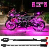 XK Glow Motorcycle LED Accent Kits XK034001-A Amber - 8xPod + 2x8-in.Strips Single Color XKGLOW Light Kit thumbnail 8