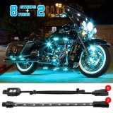 XK Glow Motorcycle LED Accent Kits XK034001-A Amber - 8xPod + 2x8-in.Strips Single Color XKGLOW Light Kit thumbnail 9