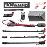 XK Glow Motorcycle LED Accent Kits XK034002-P Pink - 10xPod + 4x8-in.Strips Single Color XKGLOW Light Kit thumbnail 1