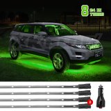 XK Glow LED Undercar Light Kits XK041002-G Accent Lights, Kit, Green, Waterproof, Eight Lights, Kit thumbnail 8