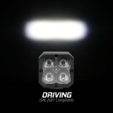 XK Glow C3 Cube Lights XK065001-D XKchrome 20w LED Light with RGB Accent Light - Driving Beam thumbnail 3