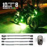 XK Glow Motorcycle LED Accent Kits XK034017 10xCompact Pods + 8x10-in. Flex Strips 7 Color Remote Control XKGLOW Light Motorcycle/ATV/Snowmobile Kit thumbnail 4