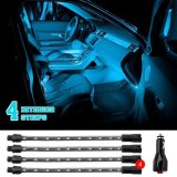 XK Glow LED Undercar Light Kits XK041004-G Green - 4x8-in. Single Color XKGLOW UnderglowLED Accent Car/Truck Kit thumbnail 5