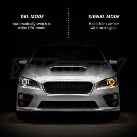 XK Glow XKchrome LED RGB Switchback Halo Kits with Smartphone App XK042008-60 Kit, Halo, App, RBG, LED, 60mm, Universal, Kit thumbnail 4