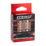 XK Glow Interior LED Light Bulbs XK-FT36-W 2pc 36mm White Festoon Error Free Ultra Bright with Built-in Canbus thumbnail 2