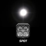 XK Glow C3 Cube Lights XK065001-S XKchrome 20w LED Light with RGB Accent Light - Spot Beam thumbnail 2