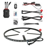 XK Glow LED Accent Lights MX-WHEEL-KIT XKmax RGBW Wheel Ring Light Kit thumbnail 1