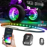 XK Glow LED Accent Lights MX-WHEEL-KIT XKmax RGBW Wheel Ring Light Kit thumbnail 2