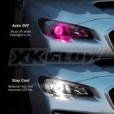 XK Glow XKchrome RGB Devil Eye Kits XK042009 LED Accent Light, Eye, Multicolor, Waterproof, One Controller, Kit thumbnail 2