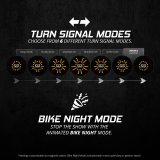 XK Glow Powersports Taillights XK-MTP57-FF Pro Series MotoTurnz - 1157 Flat Style Front thumbnail 3