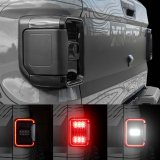 XK Glow Taillight Assemblies XK041028 LED with Smoked Lens for Jeep JT Gladiator thumbnail 2