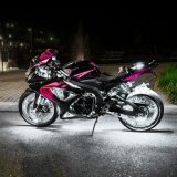 XK Glow Motorcycle LED Accent Kits XK034002-B Blue - 10xPod + 4x8-in.Strips Single Color XKGLOW Light Kit thumbnail 5