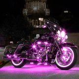 XK Glow Motorcycle LED Accent Kits XK034002-B Blue - 10xPod + 4x8-in.Strips Single Color XKGLOW Light Kit thumbnail 7