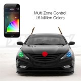 XK Glow XKchrome LED RGB Switchback Halo Kits with Smartphone App XK042008-120 Kit, Halo, App, RBG, LED, 120mm, Universal, Kit thumbnail 5