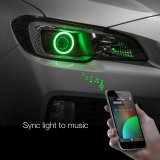 XK Glow XKchrome LED RGB Switchback Halo Kits with Smartphone App XK042008-120 Kit, Halo, App, RBG, LED, 120mm, Universal, Kit thumbnail 8