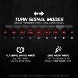 XK Glow Powersports Taillights XK-MTP56-FR Pro Series MotoTurnz - 1156 Flat Style Rear thumbnail 5