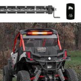 XK Glow Light Bars, Pods and Fog Lights XK068030 30in Super Slim Offroad LED Chase Bar 5 Modes 90w thumbnail 2