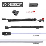 XK Glow XKchrome Fiber-Optic LED Accent Light Kits XK-FO-STA Lights, Fiber Optic LED, Multicolor, Waterproof, USB Car Plug, Kit thumbnail 1