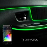XK Glow XKchrome Fiber-Optic LED Accent Light Kits XK-FO-STA Lights, Fiber Optic LED, Multicolor, Waterproof, USB Car Plug, Kit thumbnail 5