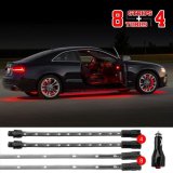 XK Glow LED Undercar Light Kits XK041005-R Red - 8x24-in. Tube + 4x8-in. Strip Single Color XKGLOW UnderglowLED Accent Car/Truck Kit thumbnail 7