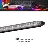 XK Glow Light Bars, Pods and Fog Lights MX-DRL-6-KIT 6" XKmax DRL Truck Grill Flexible App Cntl Bar 2pc thumbnail 2