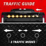 XK Glow Emergency Strobe Lights XK052001-4W 4pc w/ Traffic Modes Ultra Bright LEDs Multiple modes + Solid On -White thumbnail 4