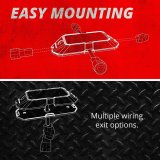 XK Glow Emergency Strobe Lights XK052001-4W 4pc w/ Traffic Modes Ultra Bright LEDs Multiple modes + Solid On -White thumbnail 6