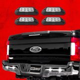 XK Glow Emergency Strobe Lights XK052001-4W 4pc w/ Traffic Modes Ultra Bright LEDs Multiple modes + Solid On -White thumbnail 7