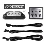 XK Glow Emergency Strobe Lights XK052001-8A 8pc w/ Traffic Modes Ultra Bright LEDs Multiple modes + Solid On - Amber thumbnail 1