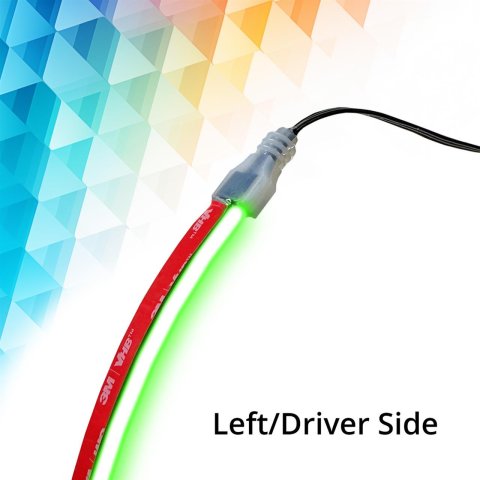XK Glow LED Accent Lights MX-BG-80-L XKmax Atomix Flexible Body Gap Strip 80in Left thumbnail 1