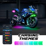 XK Glow LED Accent Lights MX-MOTO-ADV XKmax RGBW 16pc addressable Motorcycle Underglow App Control Light Kit thumbnail 5