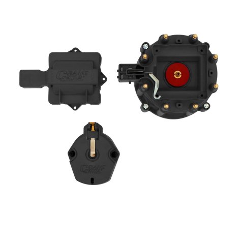 FAST Distributor Caps 1000-2506 BLACK PERF. HEI CAP, COIL COVER, ROTOR thumbnail 1
