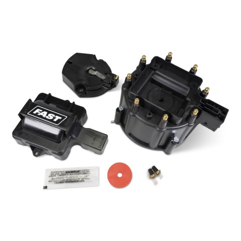 FAST Distributor Caps 1000-2506 BLACK PERF. HEI CAP, COIL COVER, ROTOR thumbnail 4