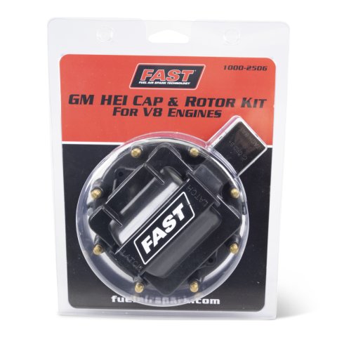 FAST Distributor Caps 1000-2506 BLACK PERF. HEI CAP, COIL COVER, ROTOR thumbnail 6