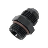 FAST AN to O-Ring SAE Fittings 54023A-1 Fitting, Adapter, Straight Cut, Straight, Aluminum, Black Anodized, -8 AN, -8 AN, Each thumbnail 2