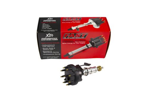 FAST XDi Race Cam Sync Distributors 304010 Distributor, Sync, Billet, Hall Effect Trigger, Locked Advance, Large Cap, Ford, Big Block FE, Each thumbnail 3