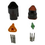 FAST Wiring Connectors 6000-6724 DEUTSCH 3 PIN PLUG KIT thumbnail 2