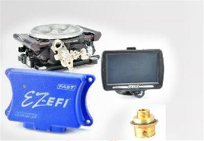 FAST EZ-EFI Marine Self-Tuning Fuel Injection Master Kits 30363-06KIT Systems, Kit, Throttle Body, 4-barrel Square Bore Mount, Inline Pump Kit, ECM, Kit thumbnail 1