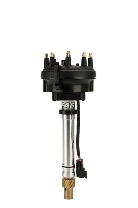 FAST XDi Race Cam Sync Distributors 304015 Distributor, Sync, Billet, Hall Effect Trigger, Locked Advance, Large Cap, Ford, Cleveland, Big Block 385 Series, Each