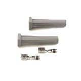 FAST Spark Plug Boots and Terminals 255-0011-2 Boots, 180 degree Ends, Silicone, Gray, 8.5mm, Pair thumbnail 3